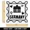 Germany Brandenburg Gate Passport Travel Self-Inking Rubber Stamp Ink Stamper
